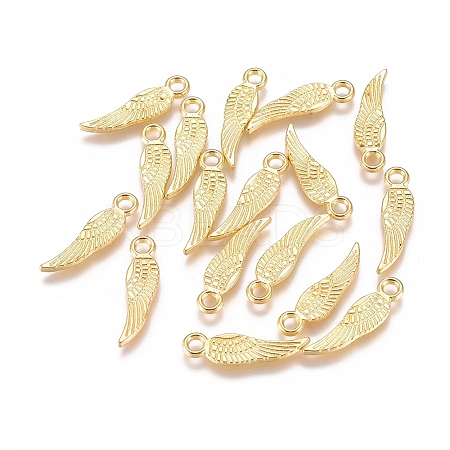 Tibetan Style Alloy Wing Charms LS-TIBEP-3344-G-RS-1