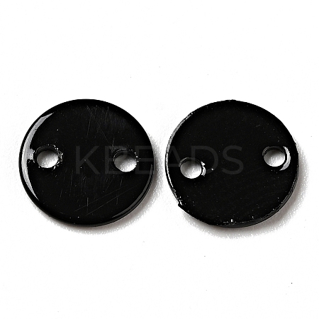 Spray Painted 201 Stainless Steel Connector Charms STAS-G304-23C-1