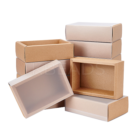 Kraft Paper Jewelry Boxes CON-WH0068-65D-1