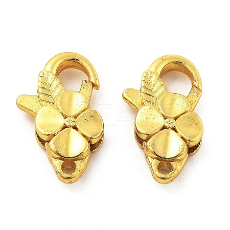 Brass Lobster Claw Clasps KK-R216-18A-G-1