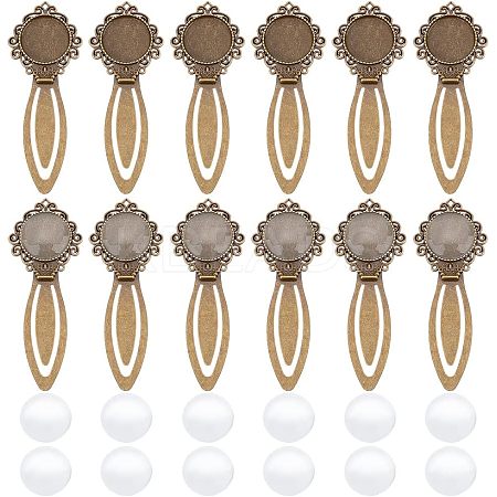 DIY Blank Dome Bookmark Making Kit DIY-NB0007-61-1