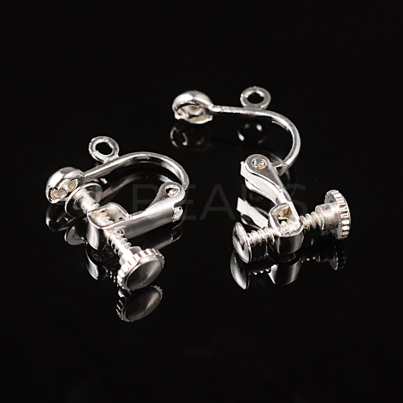 Brass Screw Clip Earring Converter EC143-S-1
