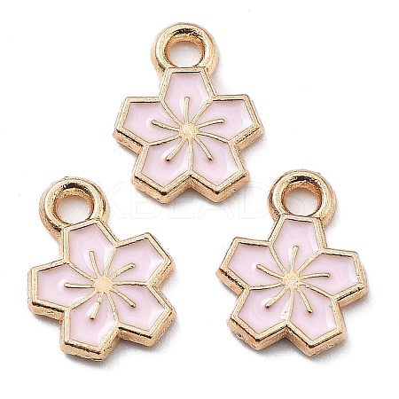 Alloy Enamel Charms ENAM-S022-01G-1