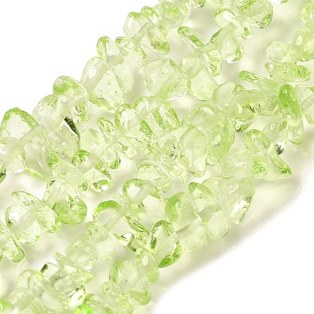 Transparent Glass Beads Strands GLAA-P060-01C-18-1
