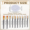 2Pcs PP Plastic Palette AJEW-LP0007-65-2