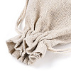 Cotton Cloth Packing Pouches Drawstring Bags ABAG-R011-13X18-01-2