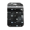 Rectangle Glitter Holographic Plastic Yin-yang Zip Top Gift Bags OPP-E004-01A-B01-1