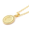 Brass Micro Pave Cubic Zirconia Pendants Necklace LS-NJEW-I125-01E-3