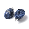 Natural Sodalite Pendants G-A259-03P-02-2
