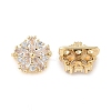 Brass Pave Cubic Zirconia Spacer Bars LS-KK-B090-03A-01G-2
