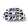 Leopard Print Pattern PVC Claw Hair Clips LS-PHAR-M013-02E-1
