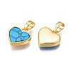 Real 18K Gold Plated Brass Pendants KK-N233-169A-03C-3