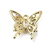 Brass Micro Pave Cubic Zirconia Charms LS-KK-Q048-04G-1
