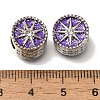 Rack Plating Alloy Enamel European Beads FIND-H005-13P-02-2