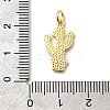 West Cowboy Brass Enamel Pendants KK-A268-04A-G-3