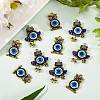 12Pcs 2 Style Alloy Pendants FIND-SZ0002-51-3