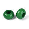 Opaque Acrylic European Large Hole Beads SACR-N019-03A-2