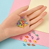 60Pcs 6 Colors Spray Painted Eco-Friendly Alloy Lobster Claw Clasps FIND-YW0001-40-NR-5