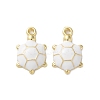 Alloy Enamel Pendants FIND-O003-08F-G-1