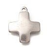 304 Stainless Steel Pendants STAS-P381-09P-1