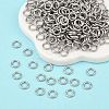 Tarnish Resistant 304 Stainless Steel Open Jump Rings X-STAS-J013-5x0.9mm-01-6