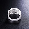 925 Sterling Silver Finger Ring JR538A-01-4