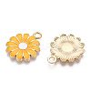 Alloy Enamel Pendants ENAM-S119-090A-RS-1