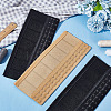 2Pcs 2 Colors Polyester Women's 3 Rows 15 Hooks Longline Corset Bra Extender FIND-BC0005-68-4