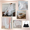 Polyester Pleated Elastic Lace Trim DIY-WH0656-82A-7