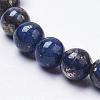 Natural Pyrite Beads Strands G-K181-03-I07-3