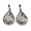 Natural Quartz Crystal Rock Crystal Pendants G-Q158-05P-14-1