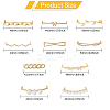 20Pcs 10 Styles Alloy Shoelace Buckle FIND-GL0001-75-2
