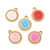 304 Stainless Steel Enamel Pendants STAS-I346-50G-1