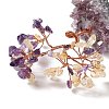 Natural Yellow Quartz & Amethyst Tree Display Decoration DJEW-G027-05RG-04-3