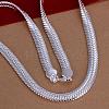 Trendy Silver Color Plated Brass Party Jewelry Sets For Men SJEW-BB11101-3