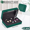 3-Slot Rectangle PU Leather Finger Ring Display Boxes CON-WH0099-10B-2