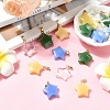 20Pcs 4 Colors Glass Pendants GLAA-YW0003-49-5