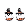 Halloween Theme Spray Painted Alloy Enamel Pendants LS-ENAM-T020-09F-2