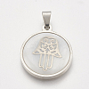 201 Stainless Steel Pendants STAS-T038-22-1