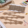 5 Yards Metallic Yarn Flower Lace Trim Ribbons OCOR-LP0002-82-1