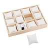 12 Slots Wooden Watch Organizer Trays AJEW-WH0471-143C-1