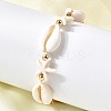 Starfish Couch Shell Beaded Bracelets for Women BJEW-F520-05G-5