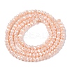 Electroplate Glass Beads Strands EGLA-A044-P1mm-B05-3