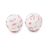 Food Grade Eco-Friendly Printed Silicone Beads SIL-A013-01A-13-1