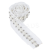 Resin with Rhinestone Gauze Ribbon OCOR-WH0078-140-1