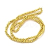 Electroplate Glass Beads Strands EGLA-D030-15A-02-2