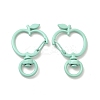 Spray Painted Alloy Swivel Lobster Claw Clasps X-FIND-A027-04-2