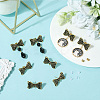 8Pcs 304 Stainless Steel Stud Earrings Findings EJEW-BBC0001-87-3