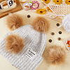 Faux Fox Fur Soft Pompom Ball DIY-WH20002-620A-01-3