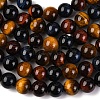 Natural Tiger Eye Beads Strands G-L446-02-8mm-2